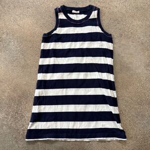 Crewcuts Navy and White Striped Kids Tank Dress